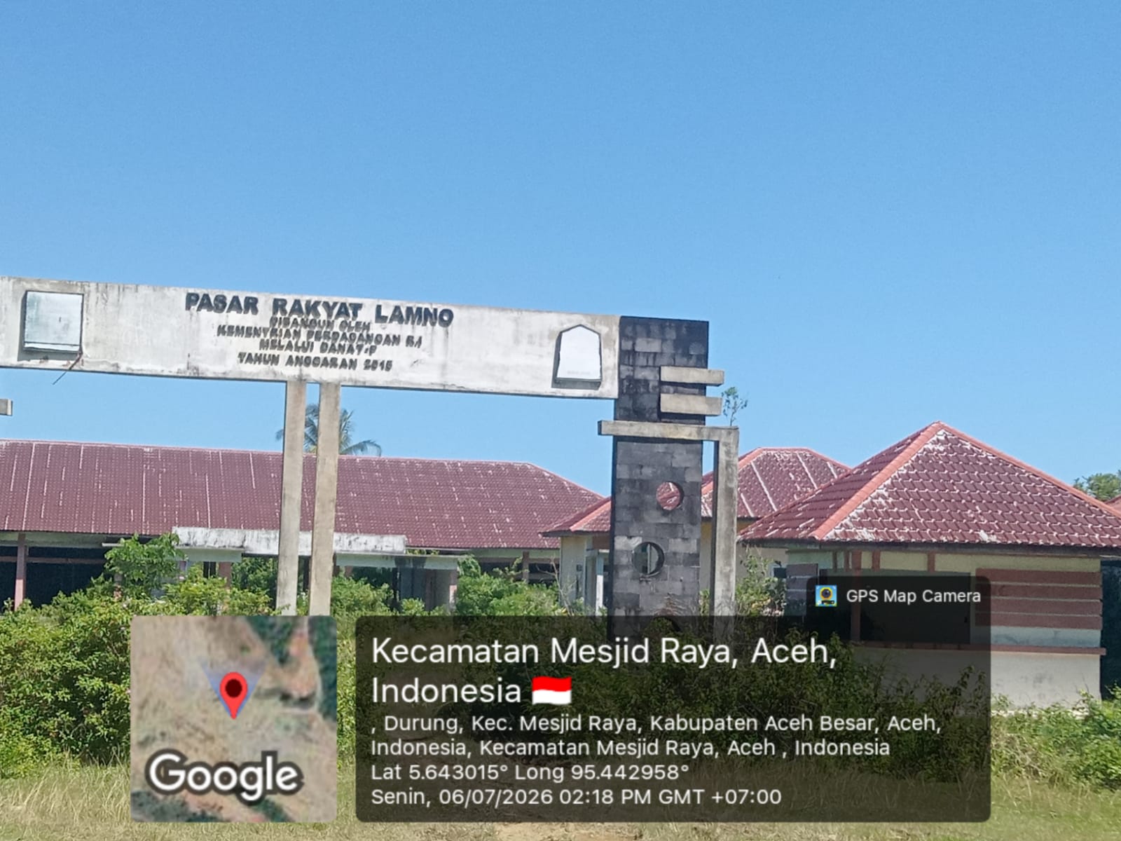 Pasar Rakyat Lamno Dibangun Sejak 2015, Hingga Kini Belum Beroperasi: Potensi Kerugian Keuangan Negara Mengancam